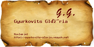 Gyurkovits Glória névjegykártya